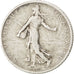 Coin, France, Semeuse, Franc, 1912, VF(30-35), Silver, KM:844.1, Gadoury:467