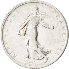 FRANCE, Semeuse, Franc, 1912, Paris, KM #844.1, EF(40-45), Silver, 23, Gadoury..