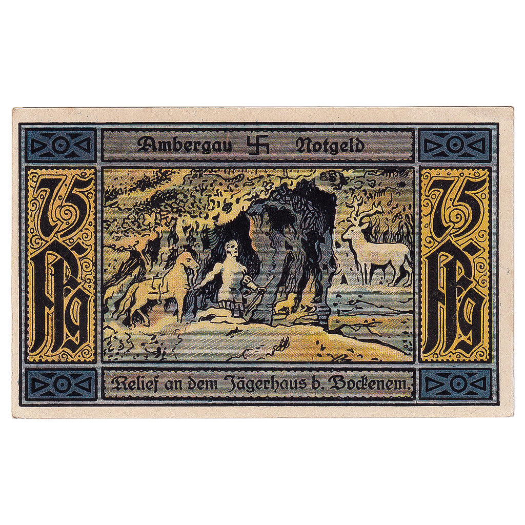 Banknote, Germany, Bockenem, 75 Pfennig, Grotte 1923-12-31, UNC(63) Mehl:130.1