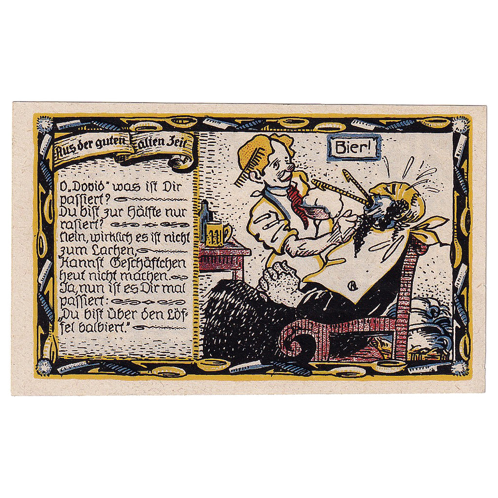 Banknote, Germany, Beverungen, 75 Pfennig, village 1922-03-01, UNC(63) Mehl:99.1