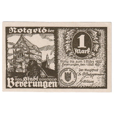 Banknote, Germany, Beverungen, 1 Mark, personnage, 1922 UNC(63) Mehl:99.1