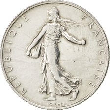 Moneda, Francia, Semeuse, 2 Francs, 1915, EBC, Plata, KM:845.1, Gadoury:532