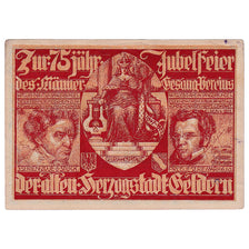 Geldschein, Deutschland, Geldern, 75 Pfennig, dragon 1922-08-21, VZ Mehl:415.1