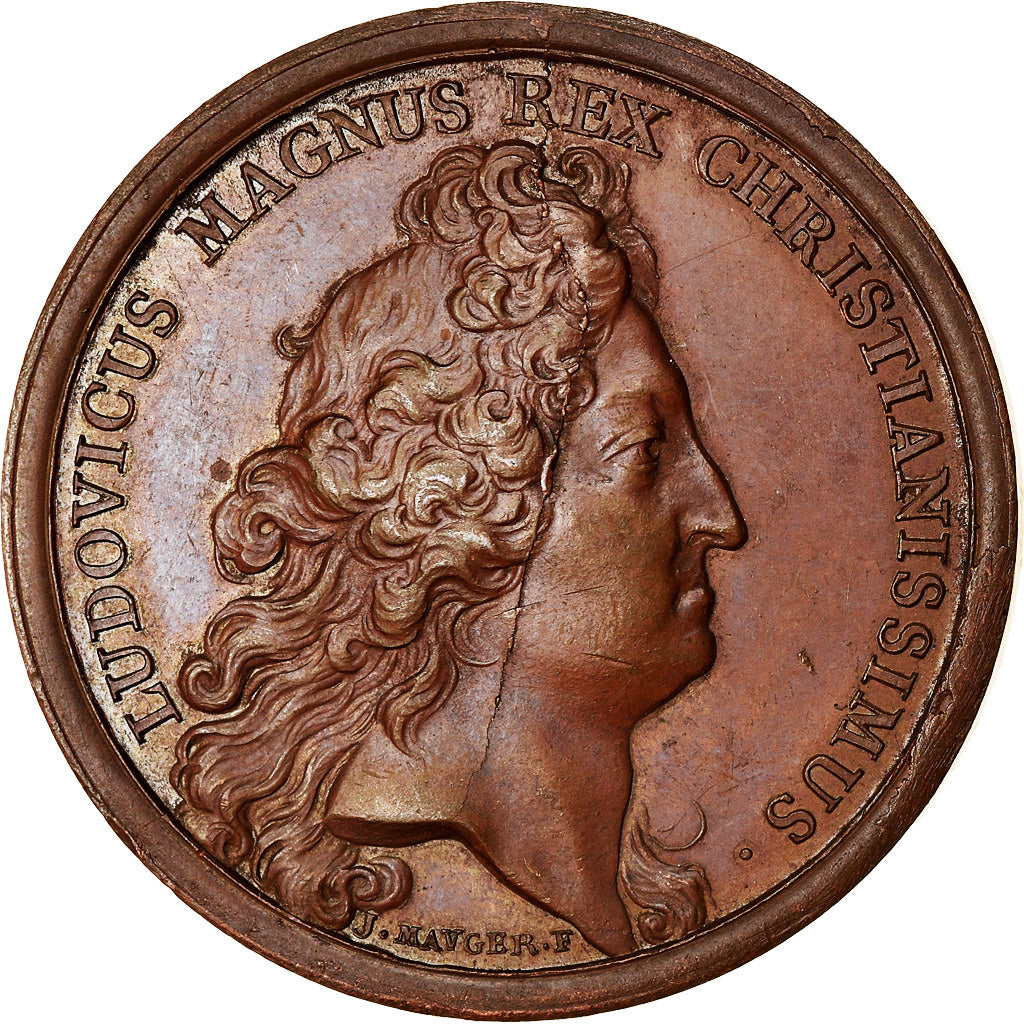 France, Médaille, Louis XIV, Bataille d'Almanzara, History, 1707, Mauger