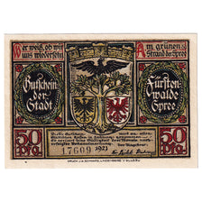 Banknote, Germany, Fürstenwalde, 50 Pfennig, guerre, 1921, UNC(63), Mehl:403.1a