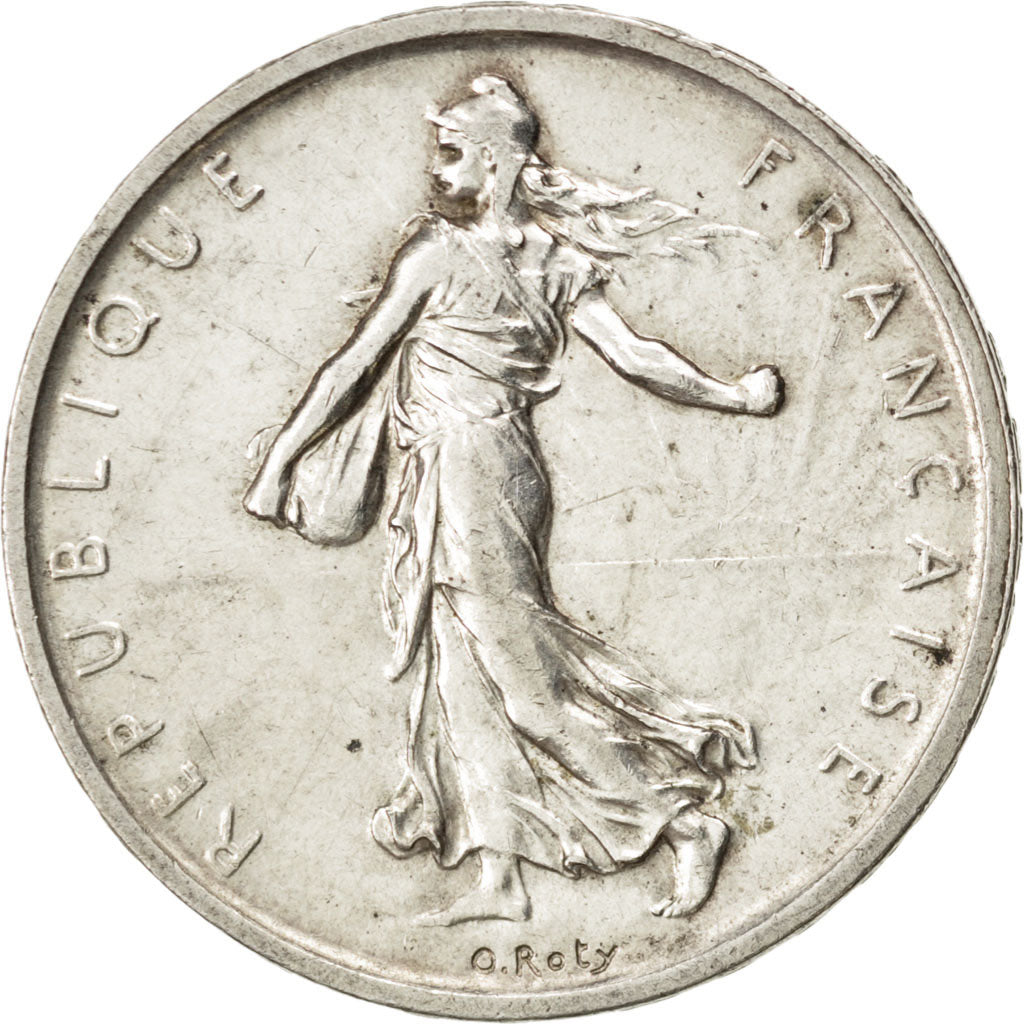 Münze, Frankreich, Semeuse, 5 Francs, 1960, VZ, Silber, KM:926, Gadoury:770