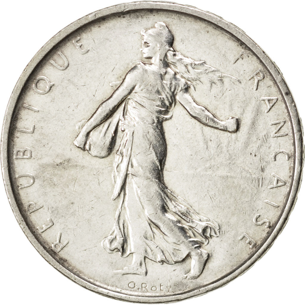 Moneta, Francia, Semeuse, 5 Francs, 1962, SPL-, Argento, KM:926, Gadoury:770