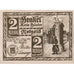 Banknote, Germany, Brakel, 2 Mark, personnage, 1921 UNC(63) Mehl:150.3a