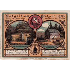 Banconote, Germania, Stützerbach, 75 Pfennig, personnage, 1921, SPL- Mehl:1287.1