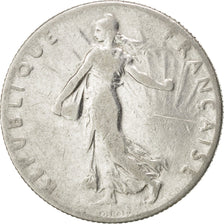 FRANCE, Semeuse, 50 Centimes, 1907, Paris, KM #854, VF(20-25), Silver, 18.1,...