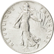 FRANCE, Semeuse, 50 Centimes, 1908, Paris, KM #854, EF(40-45), Silver, 18.1,...