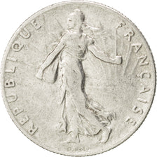 FRANCE, Semeuse, 50 Centimes, 1909, Paris, KM #854, VF(30-35), Silver, 18.1,...