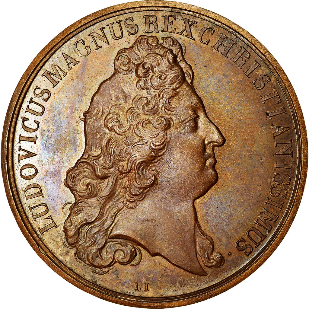 France, Medal, Louis XIV, Révocation de l'Edit de Nantes, History, 1685