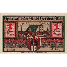 Banknote, Germany, Verden, 1 Mark, personnage 1923-01-01, UNC(63) Mehl:1360.1