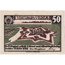 Banknote, Germany, Vechta, 50 Pfennig, loup, 1922, UNC(60-62) Mehl:1358.1