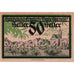 Banconote, Austria, Enzersdorf, 50 Heller, village, 1920 SPL Mehl:FS 582a