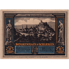 Banknote, Germany, Bolkenhain, 25 Pfennig, ruine, 1922, UNC(63), Mehl:137.2