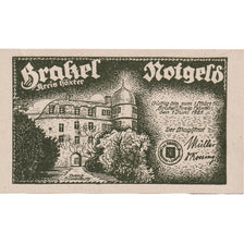 Banknote, Germany, Brakel, 50 Pfennig, prisonnier, 1922 UNC(63) Mehl:150.1