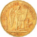 FRANCE, Génie, 20 Francs, 1876, Paris, KM #825, AU(55-58), Gold, Gadoury #1063, 