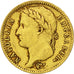 FRANCE, Napoléon I, 20 Francs, 1814, Paris, KM #695.1, EF(40-45), Gold, Gadoury 