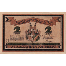 Banknote, Germany, Stargard, 2 Mark, château, 1921 UNC(63) Mehl:1255.1b