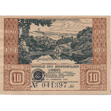 Banknote, Germany, Birkenfeld, 10 Pfennig, paysage, 1921 UNC(63) Mehl:106.1