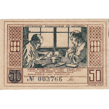 Banknote, Germany, Birkenfeld, 50 Pfennig, personnage, 1921 UNC(63) Mehl:106.1