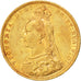 AUSTRALIA, Sovereign, 1887, Melbourne, KM #10, EF(40-45), Gold, 7.95
