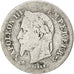 FRANCE, Napoléon III, 20 Centimes, 1866, Paris, KM #805.1, VF(20-25), Silver, G.