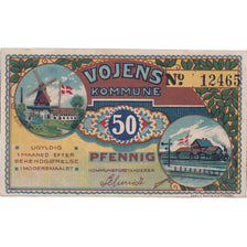 Allemagne, Voyens, 50 Pfennig, gare, 1920, SUP+, Mehl:1455.1