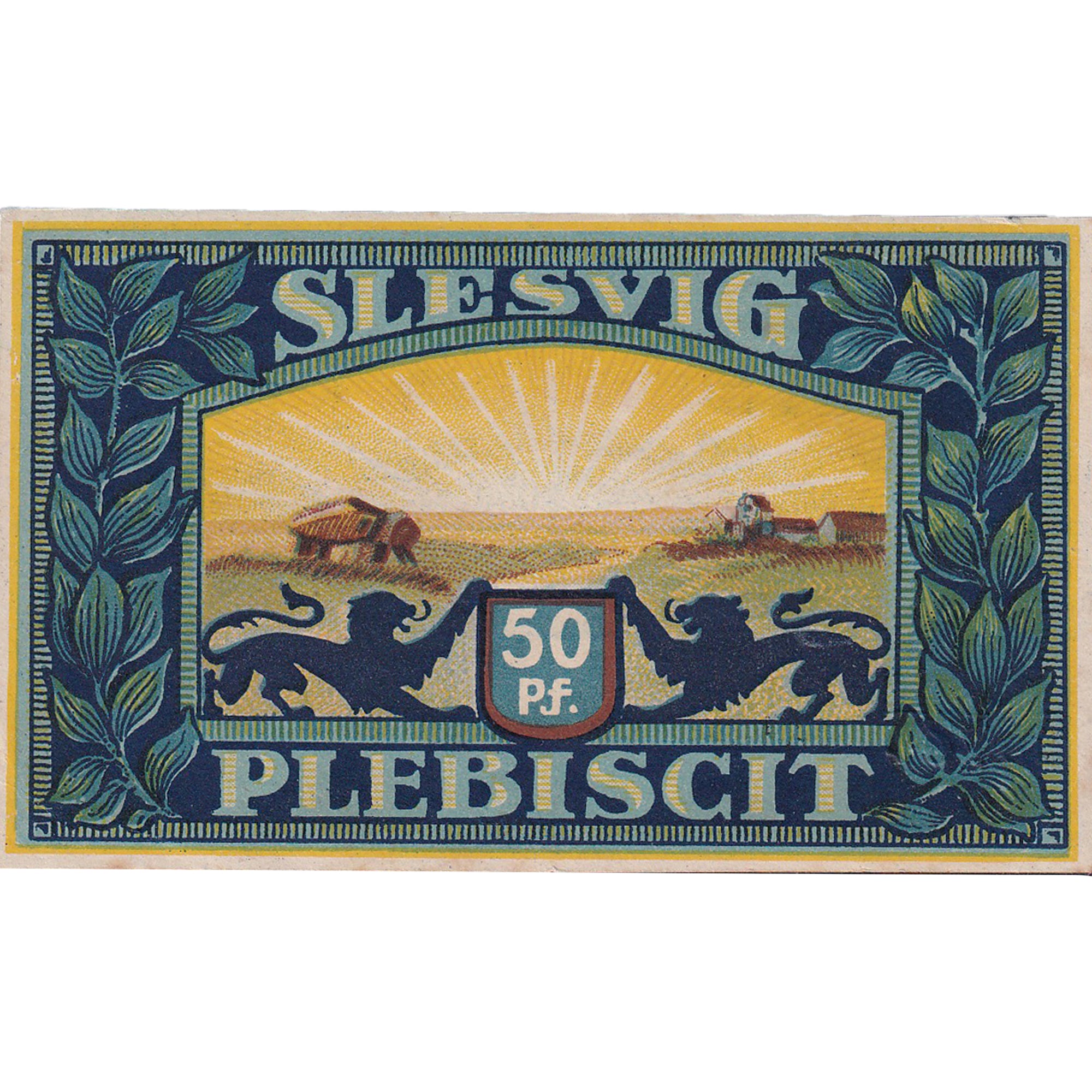 Allemagne, Voyens, 50 Pfennig, gare, 1920, SUP+, Mehl:1455.1