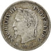 Second Empire, 20 Centimes tête laurée grand module 1867 Strasbourg, KM 808.2