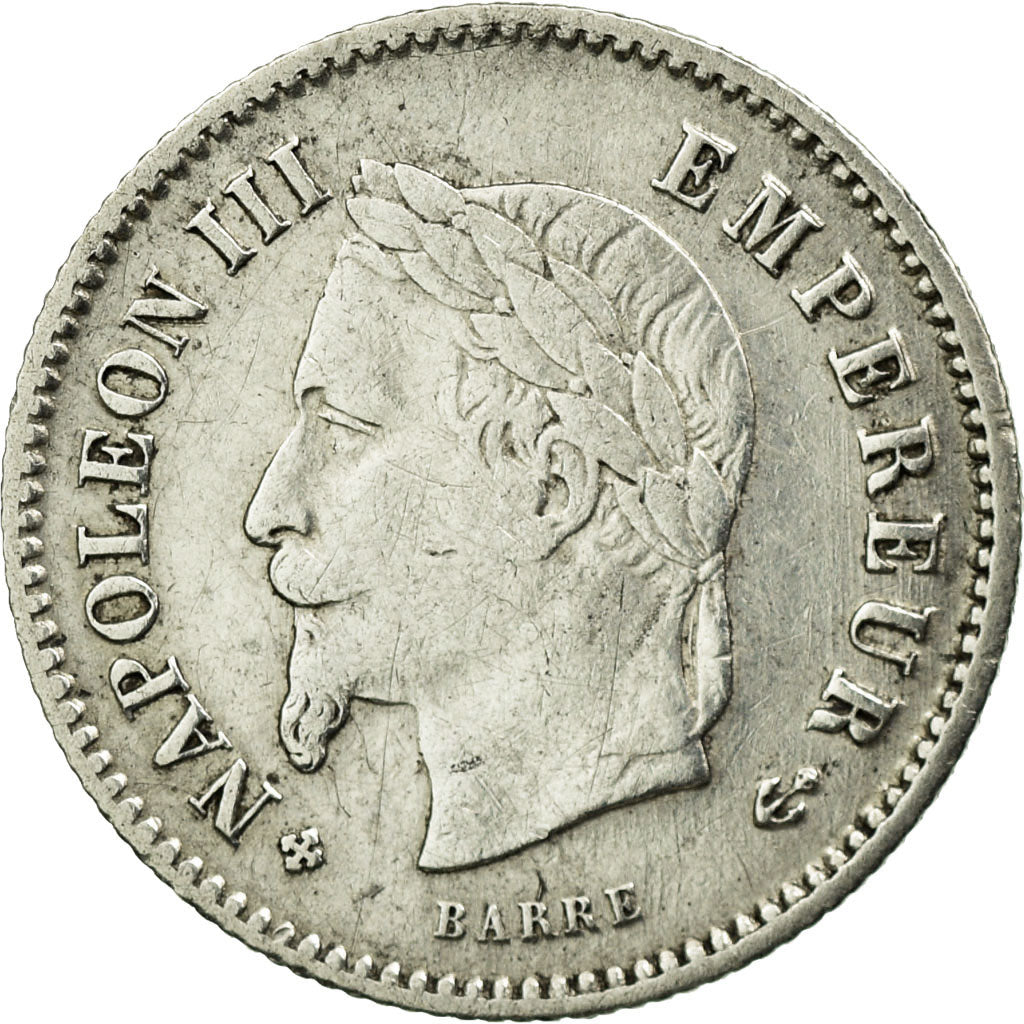 Coin, France, Napoleon III, Napoléon III, 20 Centimes, 1867, Strasbourg
