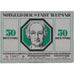 Banknote, Germany, Weimar, 50 Pfennig, portrait 1, 1921 UNC(63) Mehl:1398.4a