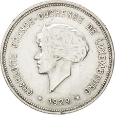 LUXEMBOURG, 5 Francs, 1929, KM #38, VF(30-35), Silver, 27.8, 7.94