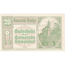 Banknote, Austria, Emmersdorf, 20 Heller, Eglise, 1920 UNC(63) Mehl:FS 171a