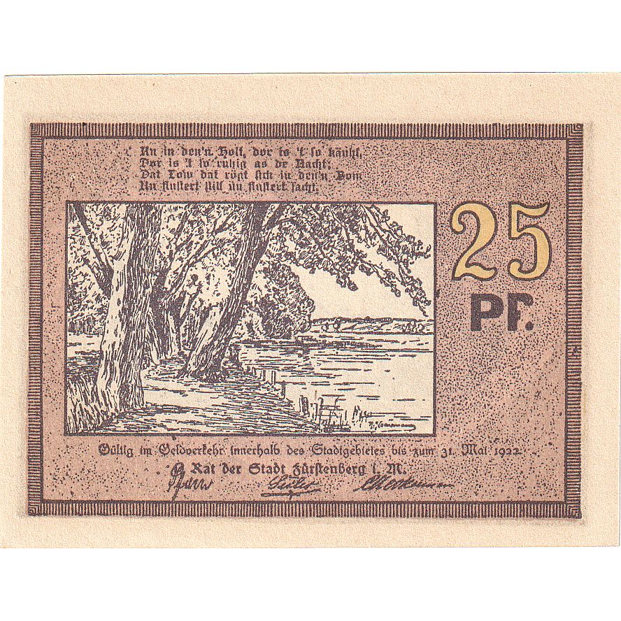 Austria, 25 Pfennig, 1922-05-31, UNC(63) Mehl:FS 402.15