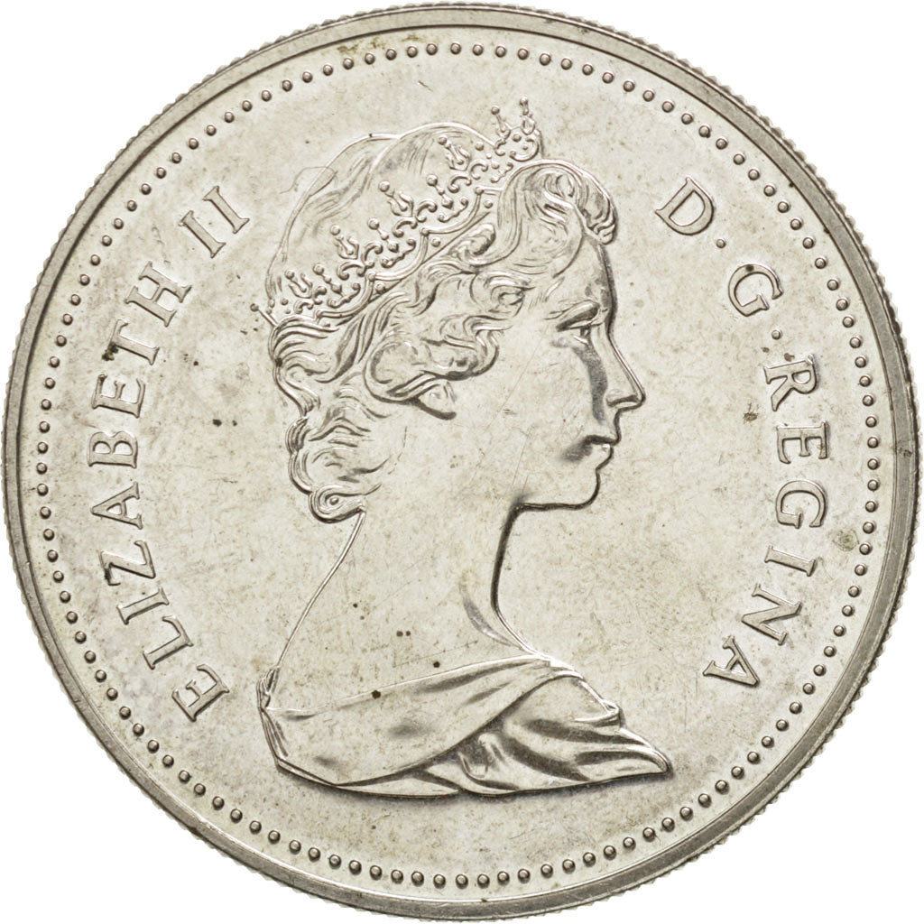 CANADA, Dollar, 1984, Royal Canadian Mint, KM #140, AU(55-58), Silver, 36, 23.66