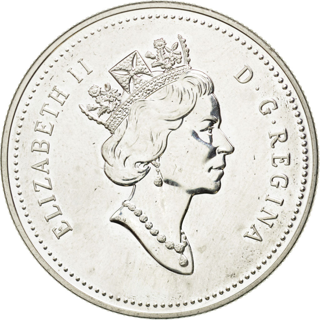 CANADA, Dollar, 1990, Royal Canadian Mint, KM #170, MS(60-62), Silver, 36, 23.27
