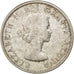 CANADA, Dollar, 1957, Royal Canadian Mint, KM #54, AU(55-58), Silver, 36, 23.57