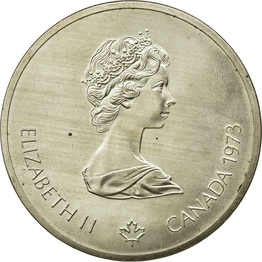 Coin, Canada, Elizabeth II, 10 Dollars, 1973, Ottawa, AU(55-58), Silver, KM:87