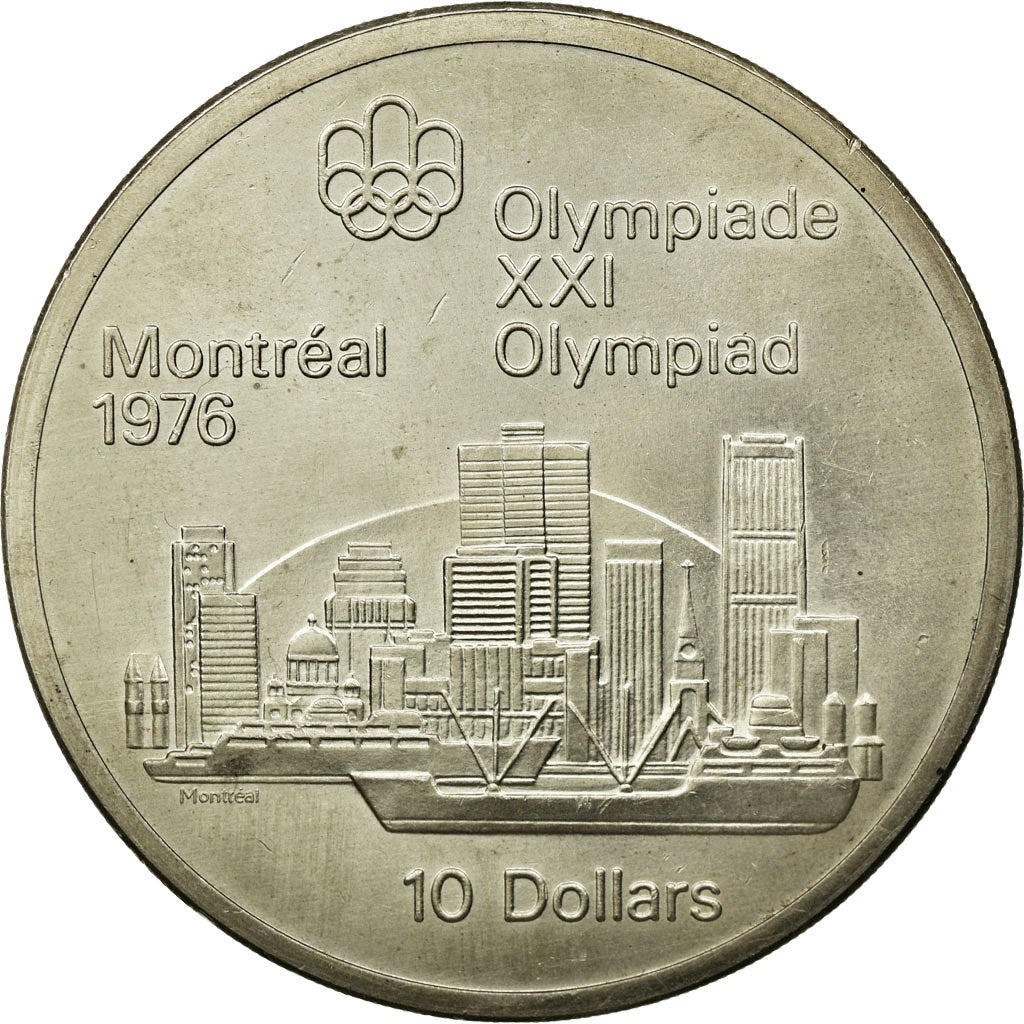 Coin, Canada, Elizabeth II, 10 Dollars, 1973, Ottawa, AU(55-58), Silver, KM:87