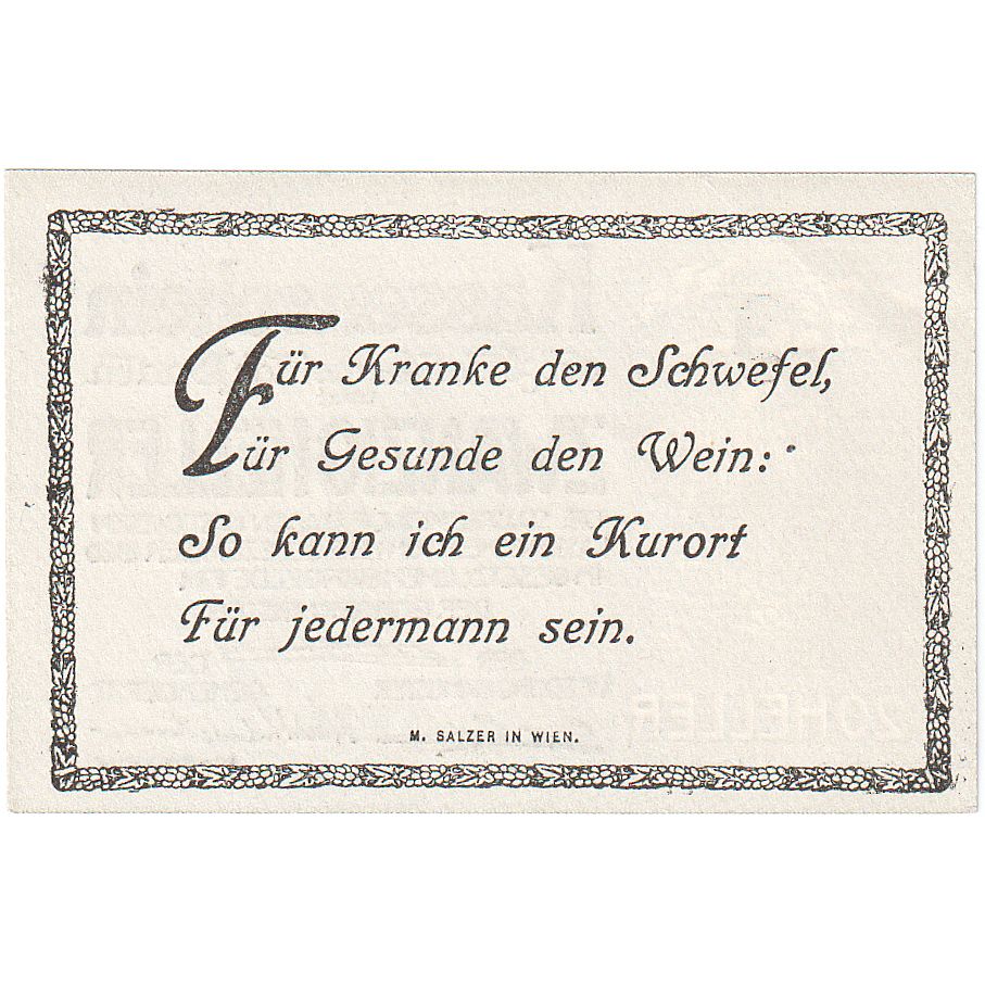 Autriche, Baden, 20 Heller, paysage, 1920, 1920-12-31, SPL, Mehl:FS 74a