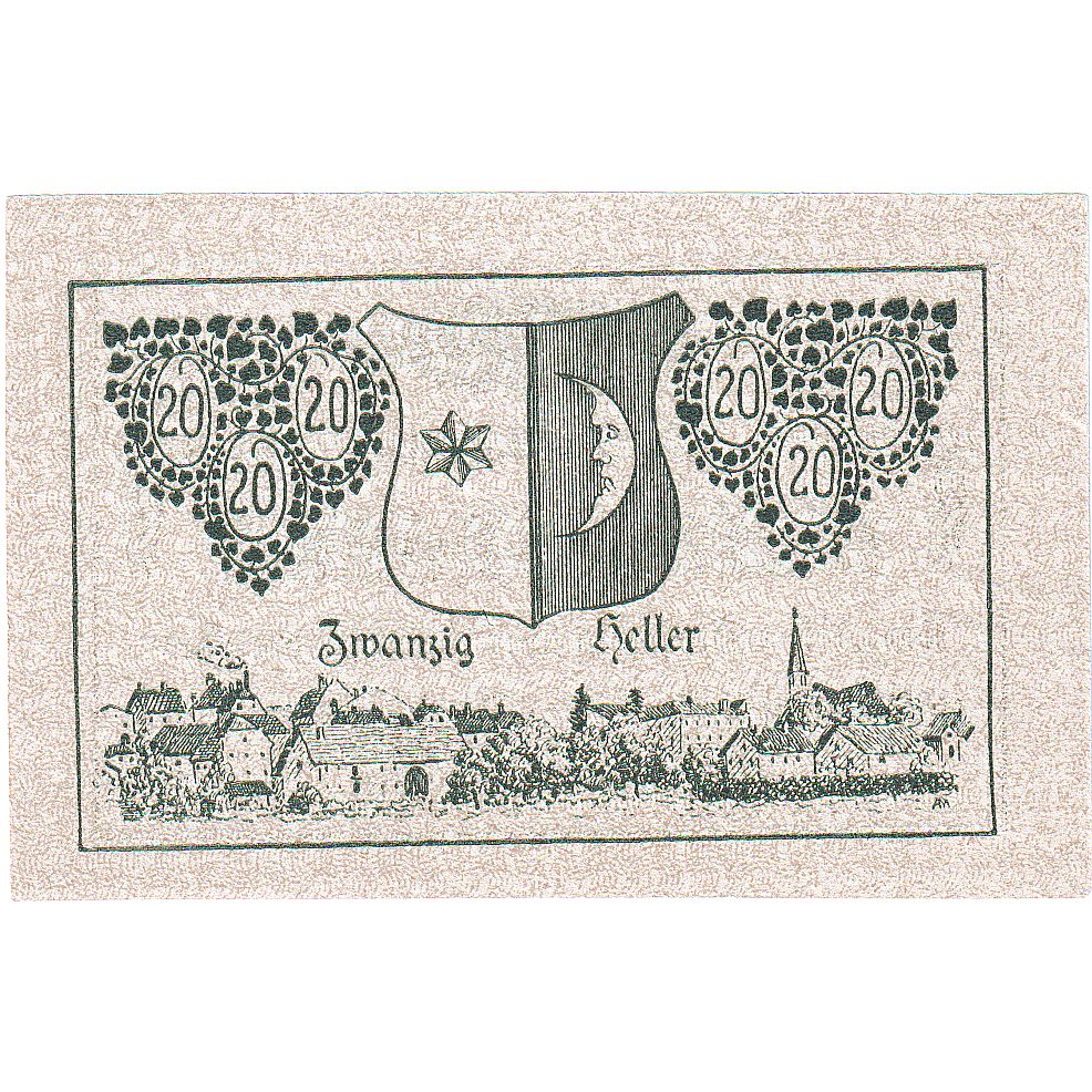 Österreich, Mattighofen, 20 Heller, Blason, 1920, 1920-12-31, UNZ-, Mehl:FS 594b