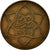 Moneta, Maroko, Yusuf, 5 Mazunas, 1912, bi-Bariz, Paris, EF(40-45), Bronze