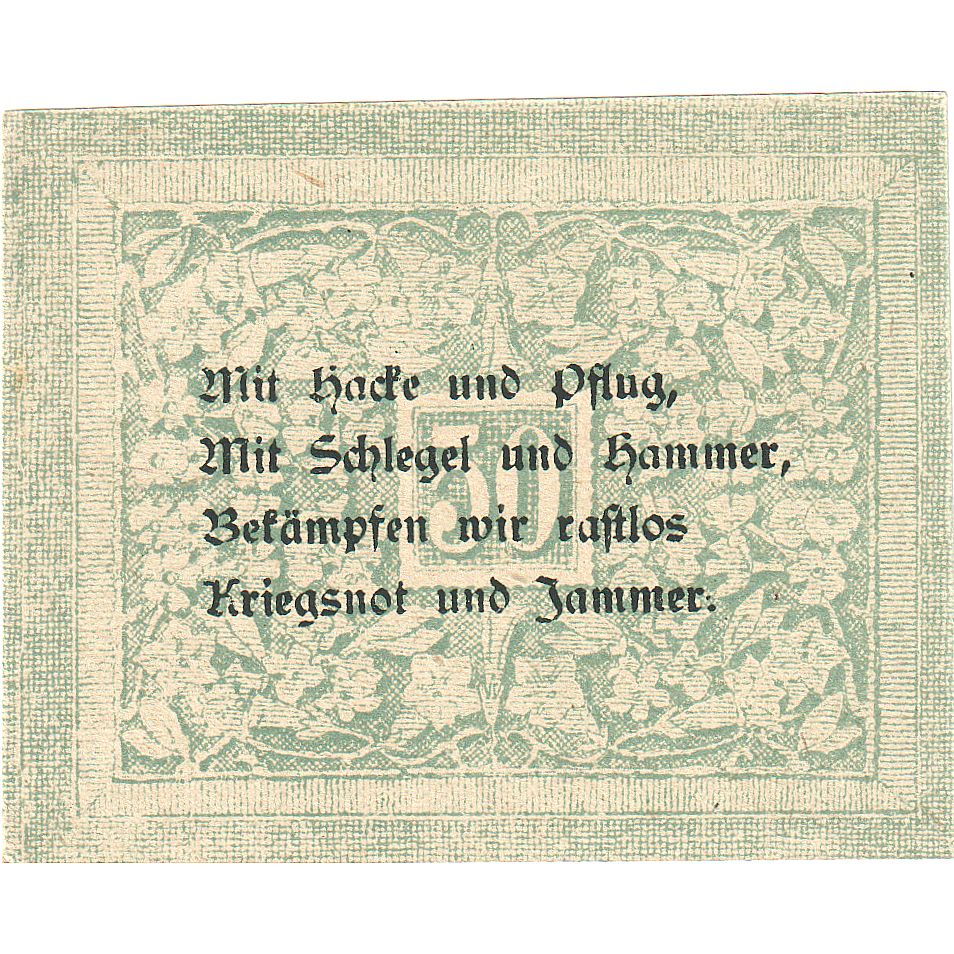 Austria, Göstling, 50 Heller, montagne, 1920, SC, Mehl:FS 243a