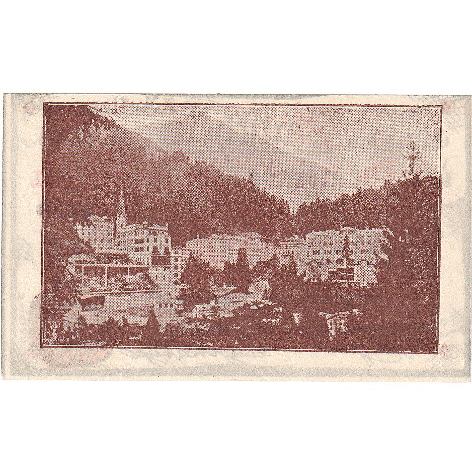 Austria, Bad Gastein, 10 Heller, paysage, 1920, 1920-12-31, SC, Mehl:FS 75IIa