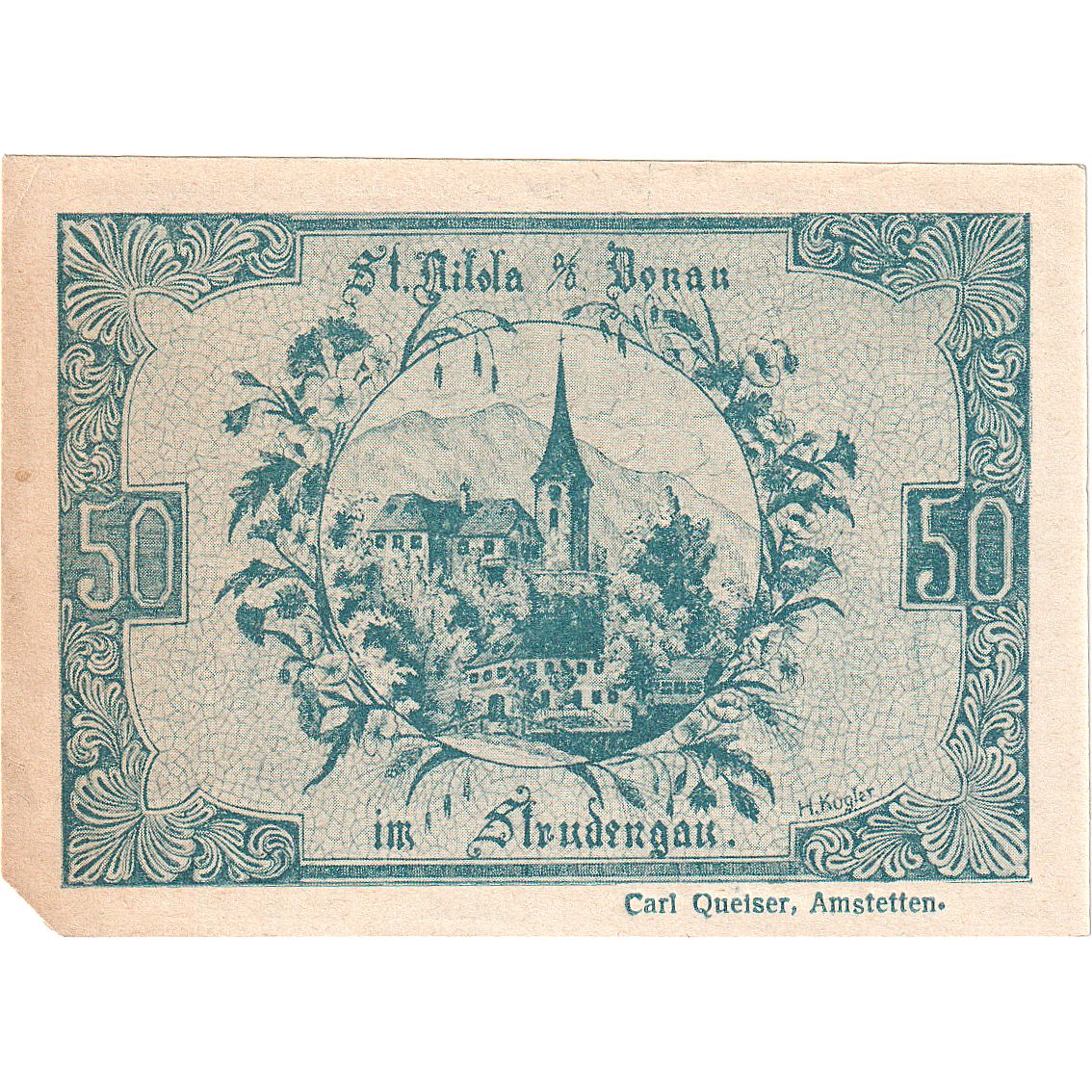 Austria, St Nikola, 50 Heller, Blason, 1920, 1920-12-31, MBC+, Mehl:FS 914IIIa