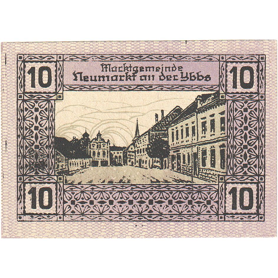 Autriche, Neumarkt, 10 Heller, Ville, 1920, 1920-12-31, SPL, Mehl:FS 663a