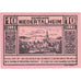 Austria, Niederthalheim, 10 Heller, village, 1920, 1920-12-31, SC, Mehl:FS 672d